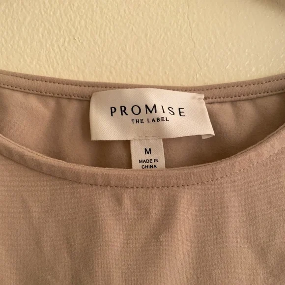 Promise Lifted Fit Sleeveless Racerback Tank Bodysuit - Picture 6 of 6